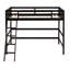Lit mezzanine simple en bois massif avec ajout de qualité-421229011