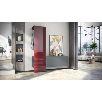 Chappa 156.5 cm W Hallway Set with Shoe Storage
