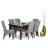 Eastwood Dining Table In Java Brown