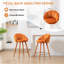 Bannan Upholstered Counter Stool with Metal Frame-2138654401