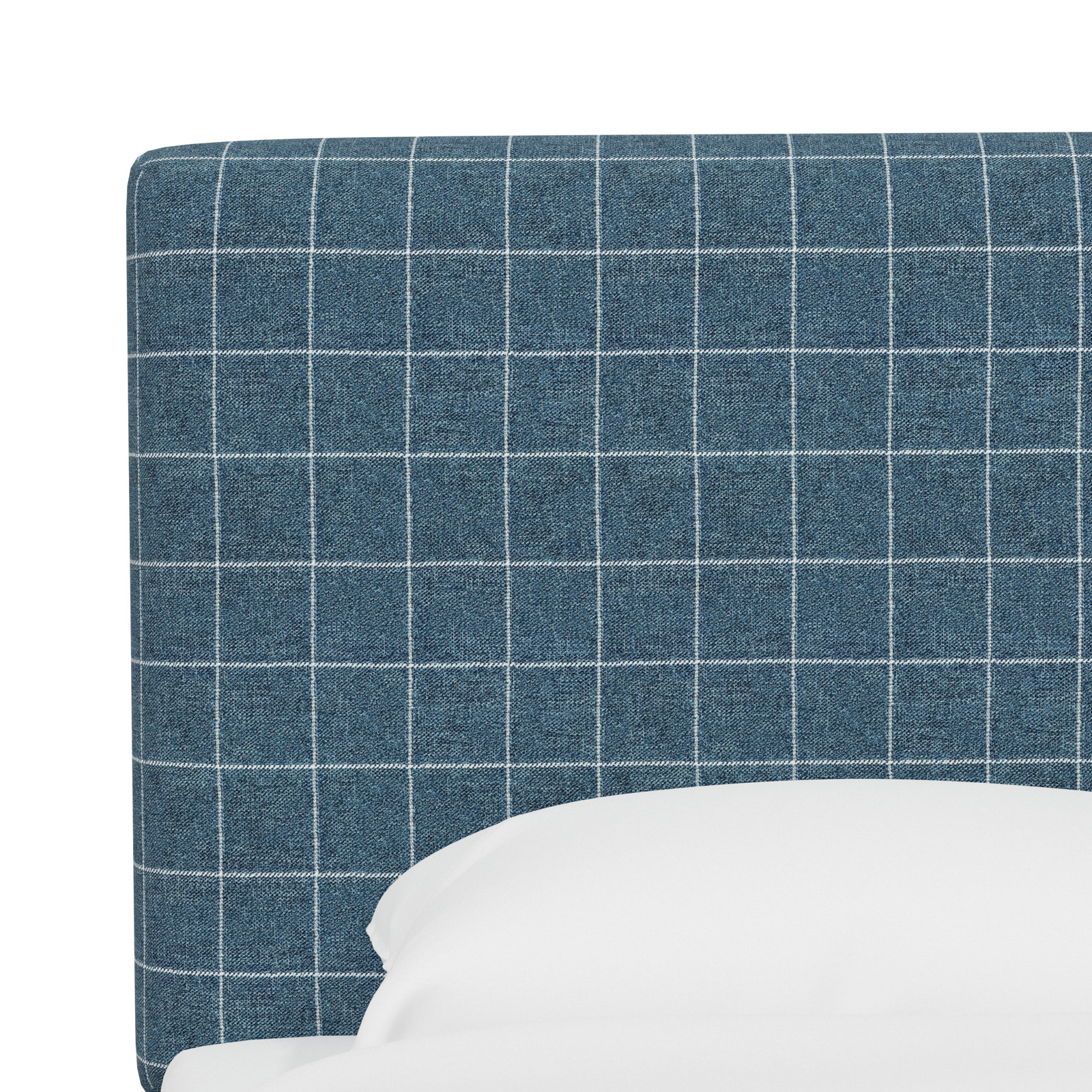 Eisley Pine Cotton Headboard, Queen, Cafe Rainstorm