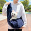 Sac à dos pour animaux de compagnie pour chats et chiens, 29,53 x 25,59 x 4,72 pouces, bleu marine-131215813