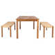 Mambo 66.9'' Rectangular 6 - Person Outdoor Dining Set