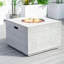 Michaeline Rectangle Stone Propane Smokeless Fire Pit