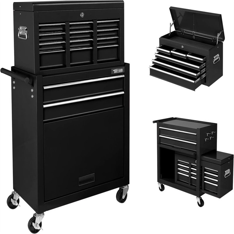 23 W 5 -Drawer, Noir