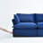 Mahamood Upholstered Sofa, Modular Sectional Sofa Cloud Couch for Living Room Bedroom-1612531008