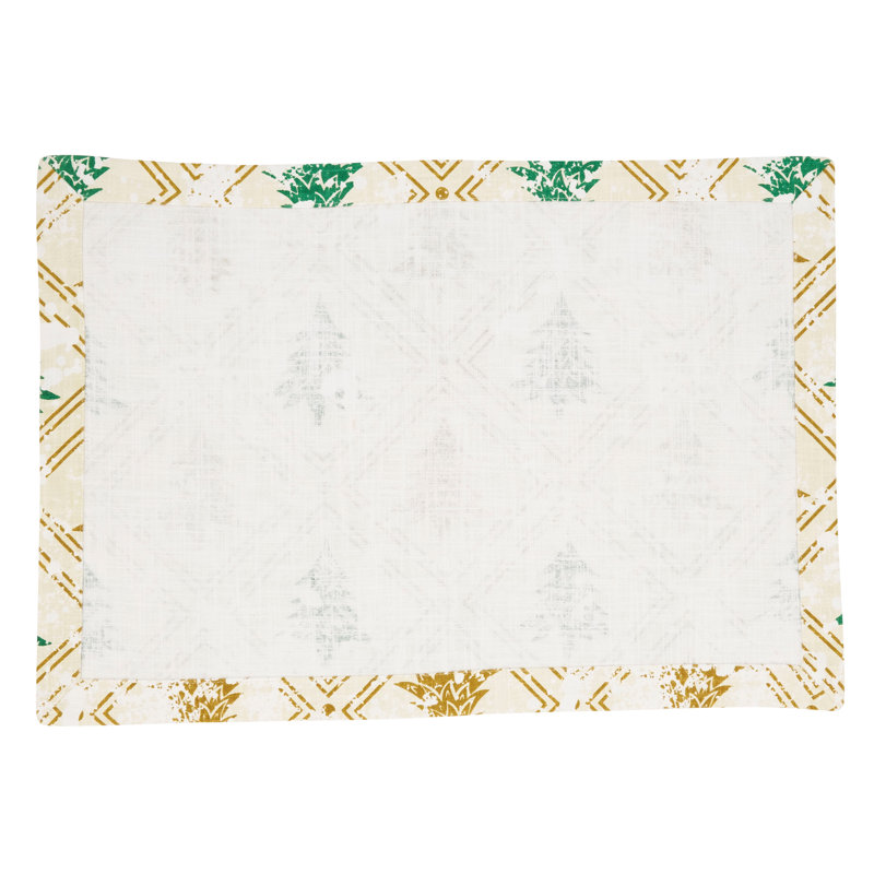 Ensemble de napperons en coton 4 pièces
