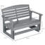 Causeuse de balançoire double pour 2 personnes Outsunny