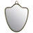 Miroir d'appoint en laiton 9 po Jobe
