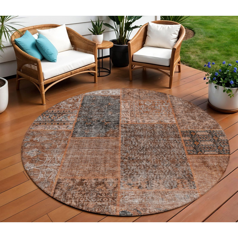 Tapis rond 8 po