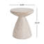 Table d'appoint en forme de sablier