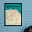 Edinburgh City Map - No Frame Print-371107378