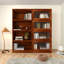 Armoire de rangement, armoire d'appoint, vitrine avec portes en verre, armoire de rangement décorative pour la maison