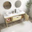 Meuble-lavabo autoportant 60 po avec lavabo en céramique 60 po Modern