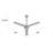 52" Roto 3 - Blade Propeller Ceiling Fan with Wall Control-15595698
