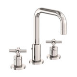 East Square Widespread Bathroom Faucet with Drain Assembly