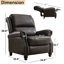 Fauteuil inclinable par pression 34,6 po-42421829