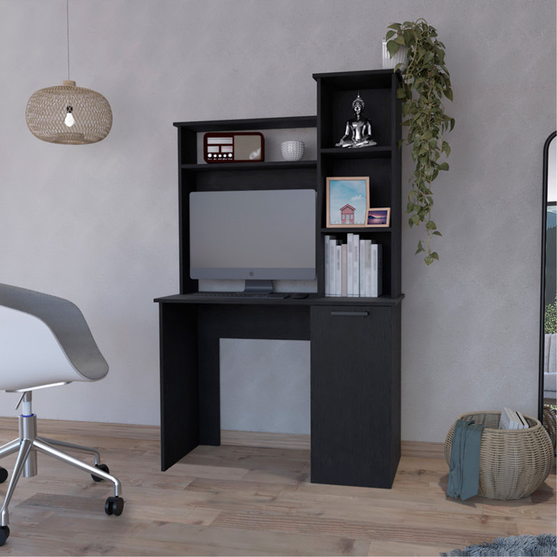 Bureau d'ordinateur Dumas, bureau, noir