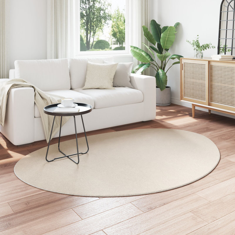 Rugs Beige Accent Rug Minimalist, Wool, Novelty 140 x 200 cm