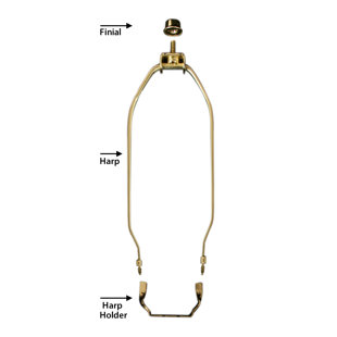 Faîteau de lampe harpe lourd (Ensemble de 2)