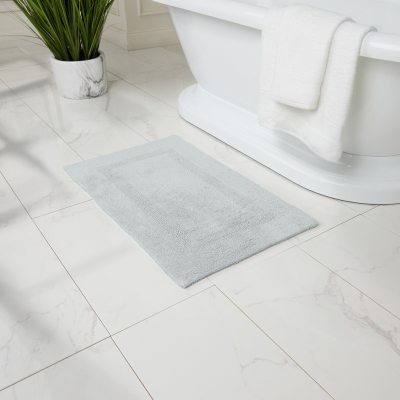 Tapis pour salle de bain Edilio, Argent, L 20 po x L 32 po