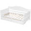 Lit de jour simple en bois avec 2 tiroirs