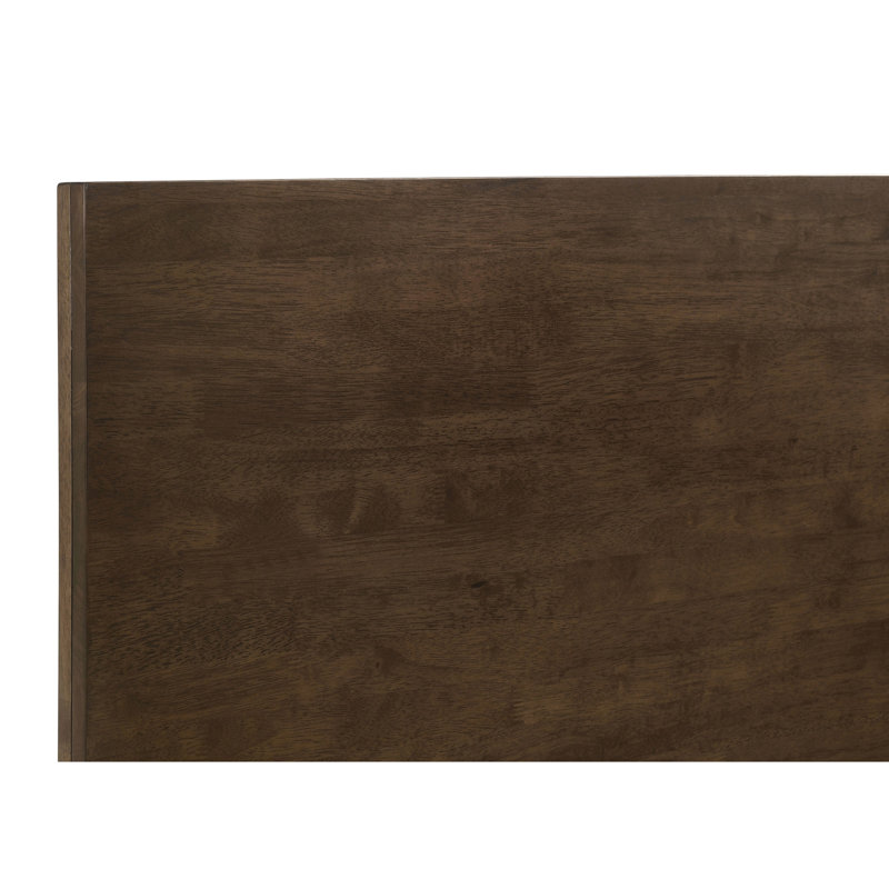 Warm Brown Eastern King Platform Bed