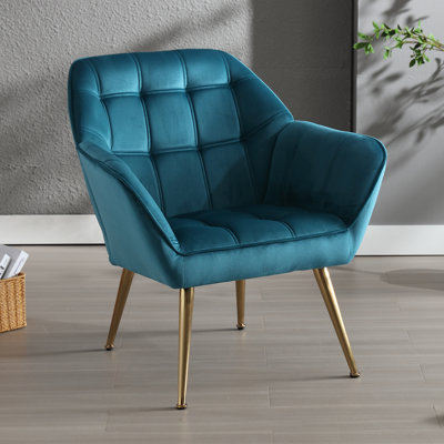 Ailigael Velvet Armchair