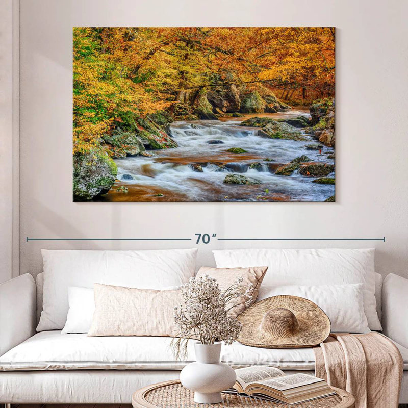 Alvord Smoky Mountain Stream, 34" H x 51" W
