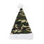 Accessoire de costume de chapeau de père Noël adulte unisexe vert et blanc camouflage - Taille unique