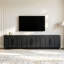 Meuble télé/console multimédia avec portes cintrées-1126997958