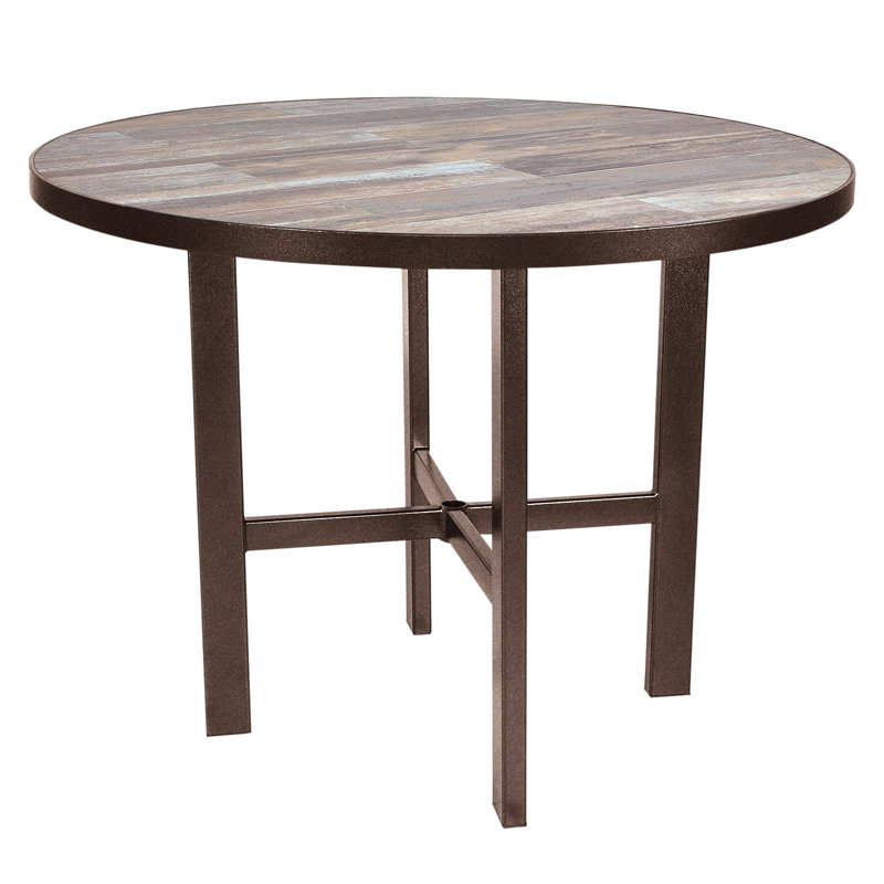 Tables Outdoor Round Bar Table, Urban Shift, Copper Creek, 39 H" W x 42" W x 42" D