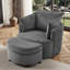 Chaise pivotante à 360 ° avec repose-pieds-1795087431