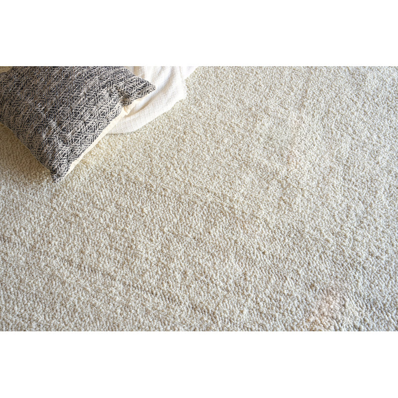 Ferretti Wool Area Rug in Ivory, Rectangle 8' x 10'