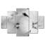 « transparent malva », ensemble de 5 reproductions de photos sur toiles tendues