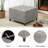 Boudicca Oversized Tufted Ottoman Bench for Living Room-2081633809
