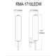 Calluna Single Light Dimmable LED Armed Sconce