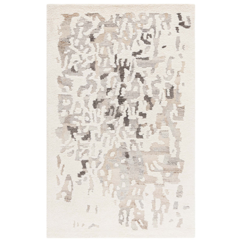 Casablanca 443 Hand Tufted Wool Pile Abstract Rug, Rectangle 8' x 10'