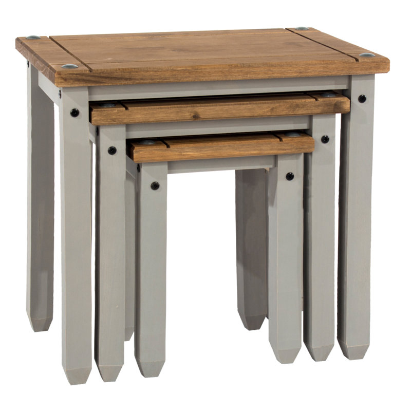 Tables d’imbrication en bois 3 pièces Chavez