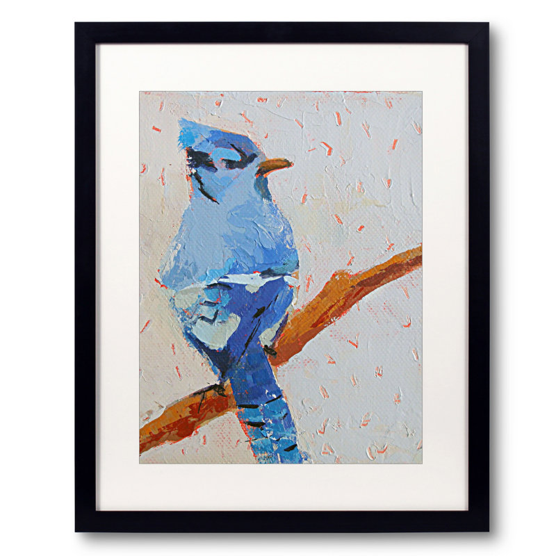 Blue Jay Print by Phyllis Adams, 31.25" H x 25.25" W