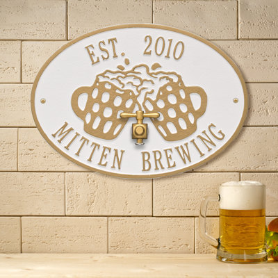 Beers and Cheers Personalized Plaque Wall Décor