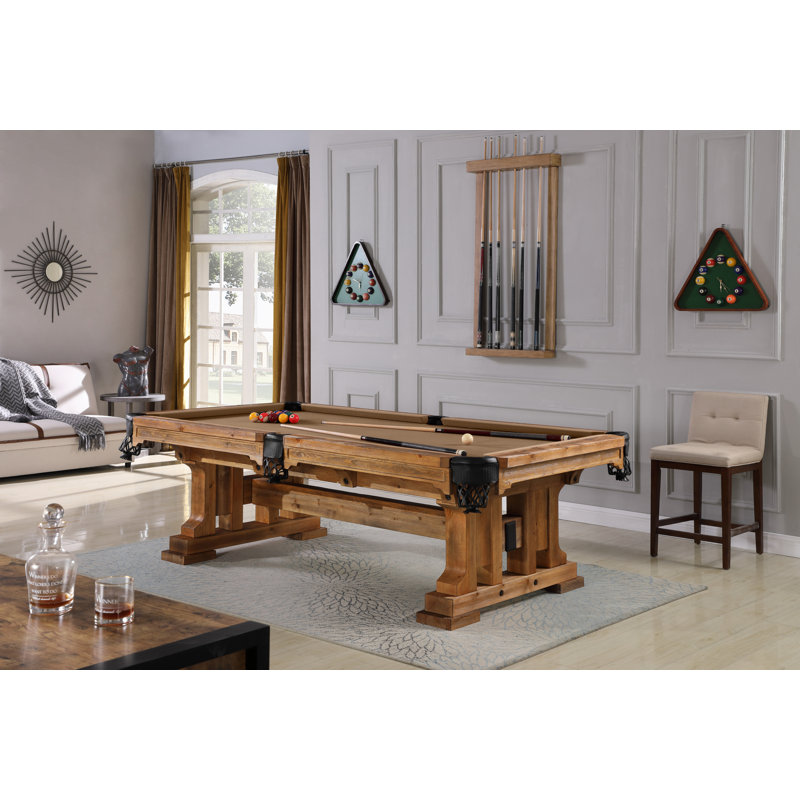Colorado Slate Pool Table with Professional Installation Included, 7', Camel, Yes