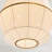 Ellen Degeneres Hikari 5 Light Dining Room Pendant With White Linen Shade-1312245194-1312245192