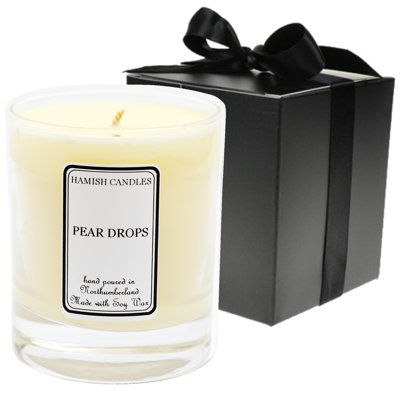 Glass Jar Candle with Holder