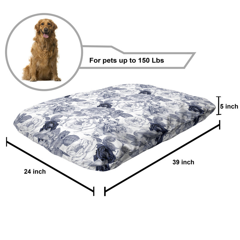 Lit pour chien Ambesonne Shabby Flora
