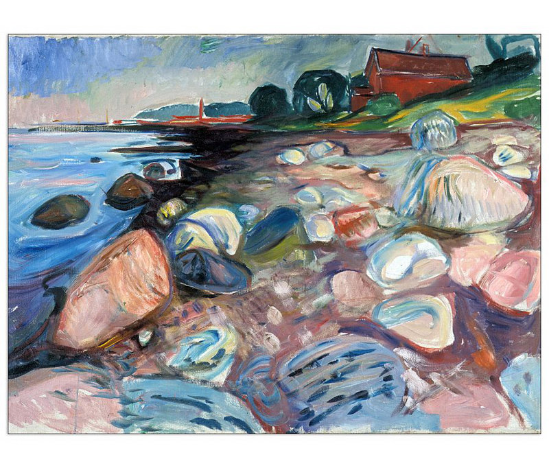 Edvard Munch - Wrapped Canvas Painting, 60cm H x 80cm W x 1.8cm D
