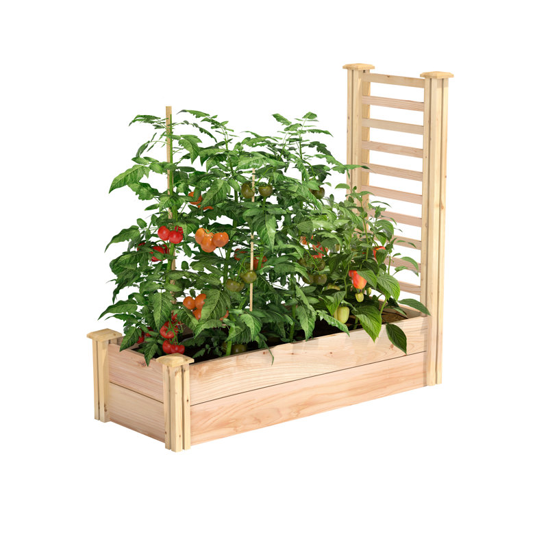 Wood Raised Garden Bed