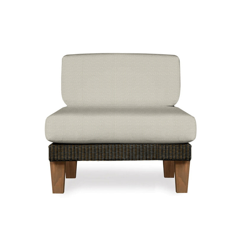 Catalina Outdoor Teak Lounge Chair, Mink, Remy Shadow