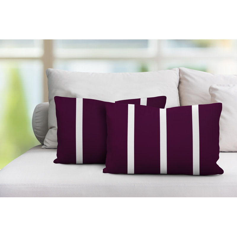 Coussin intérieur / extérieur Tripo, Mauve