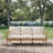 Terassi Outdoor Acacia Wood 3 Seater Sofa with Cushion